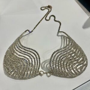 Swarovski rhinestone crystal Bra